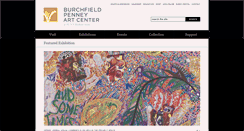Desktop Screenshot of burchfieldpenney.org